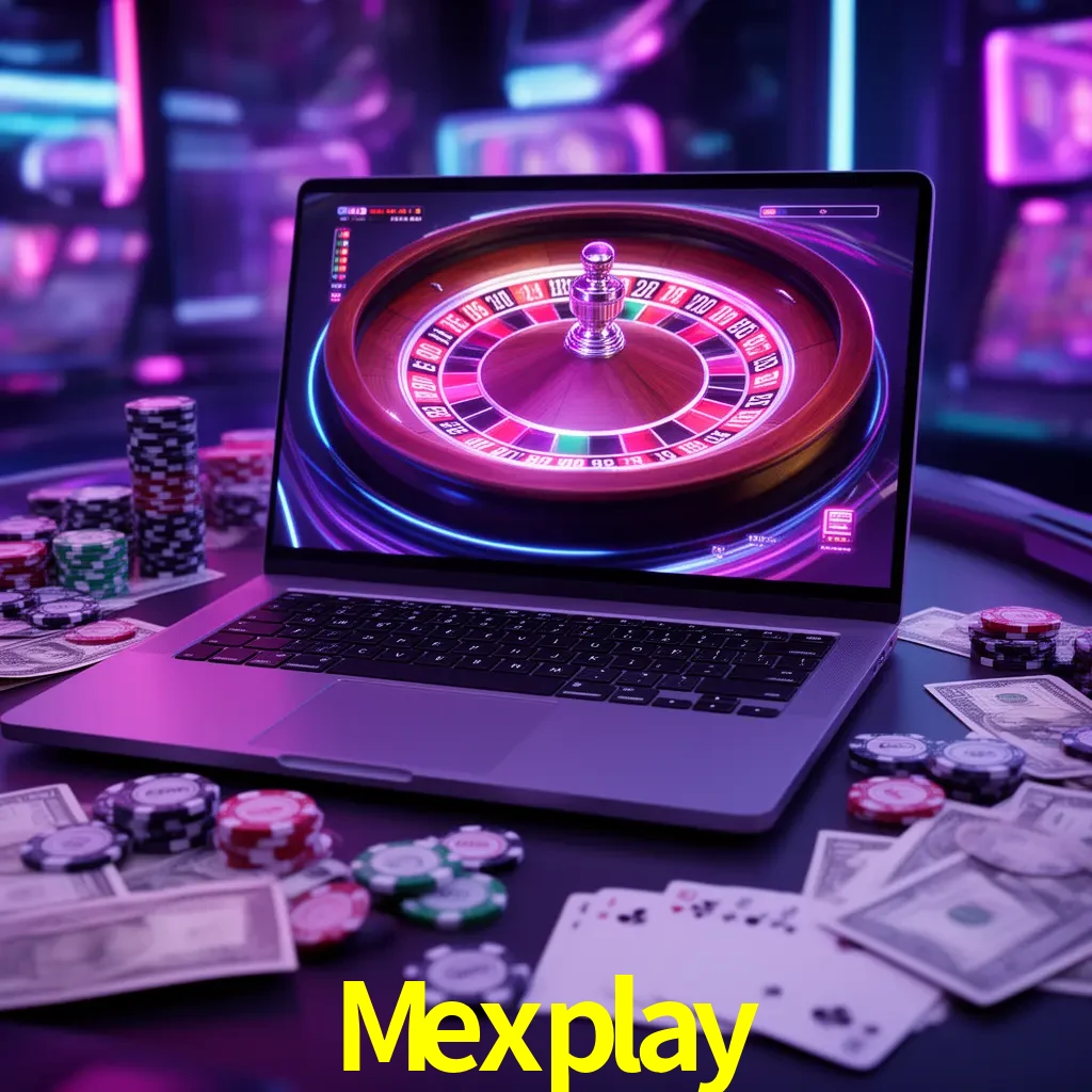 Centro móvil Mexplay con casino, cajero, bonos, app y acceso de cuenta para México